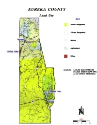 Eureka County landuse map